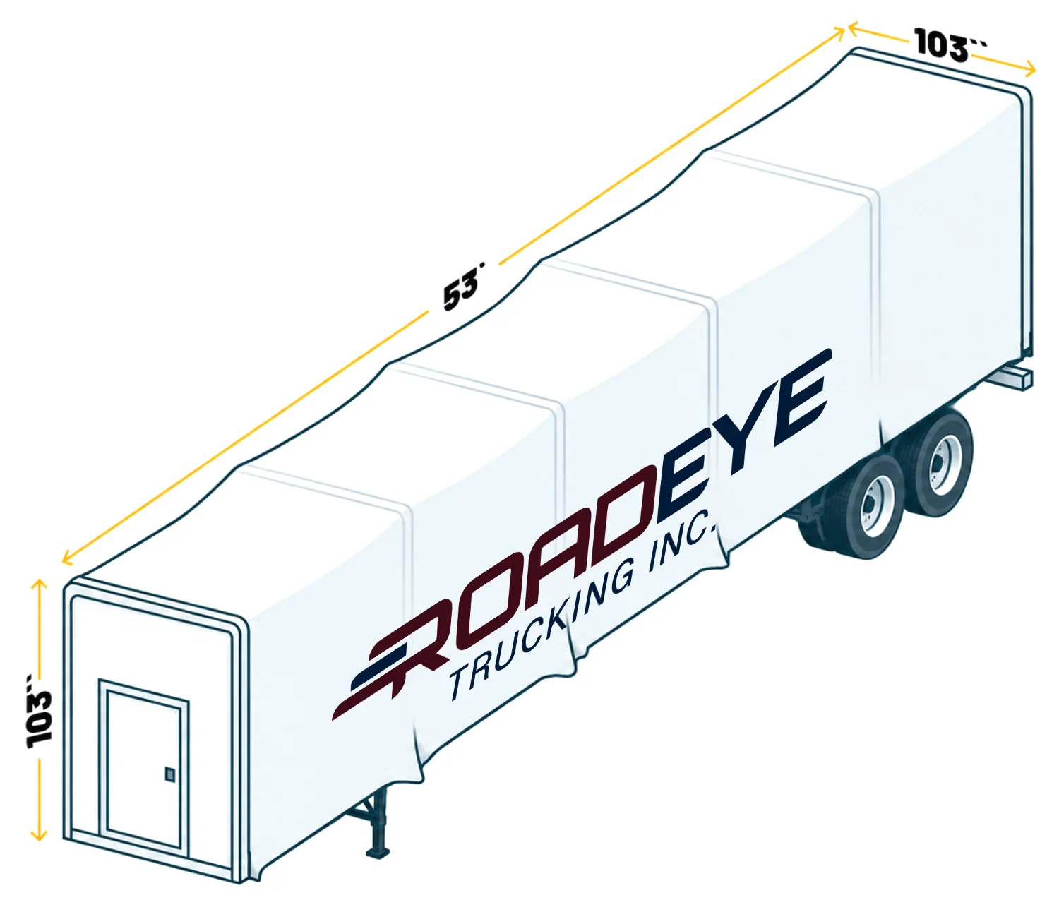 Road Eye 53-foot Aero Conestoga trailer